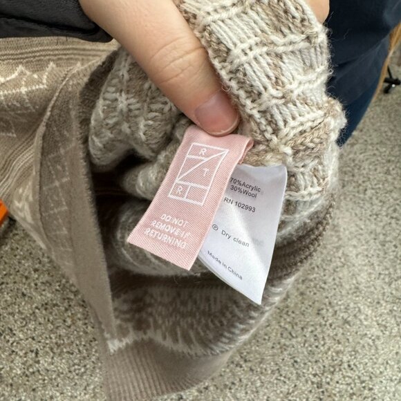 Medium - THAKOON - Wool Fair Isle Intarsia Sweater Rent the Runway $250 msrp - Picture 14 of 14